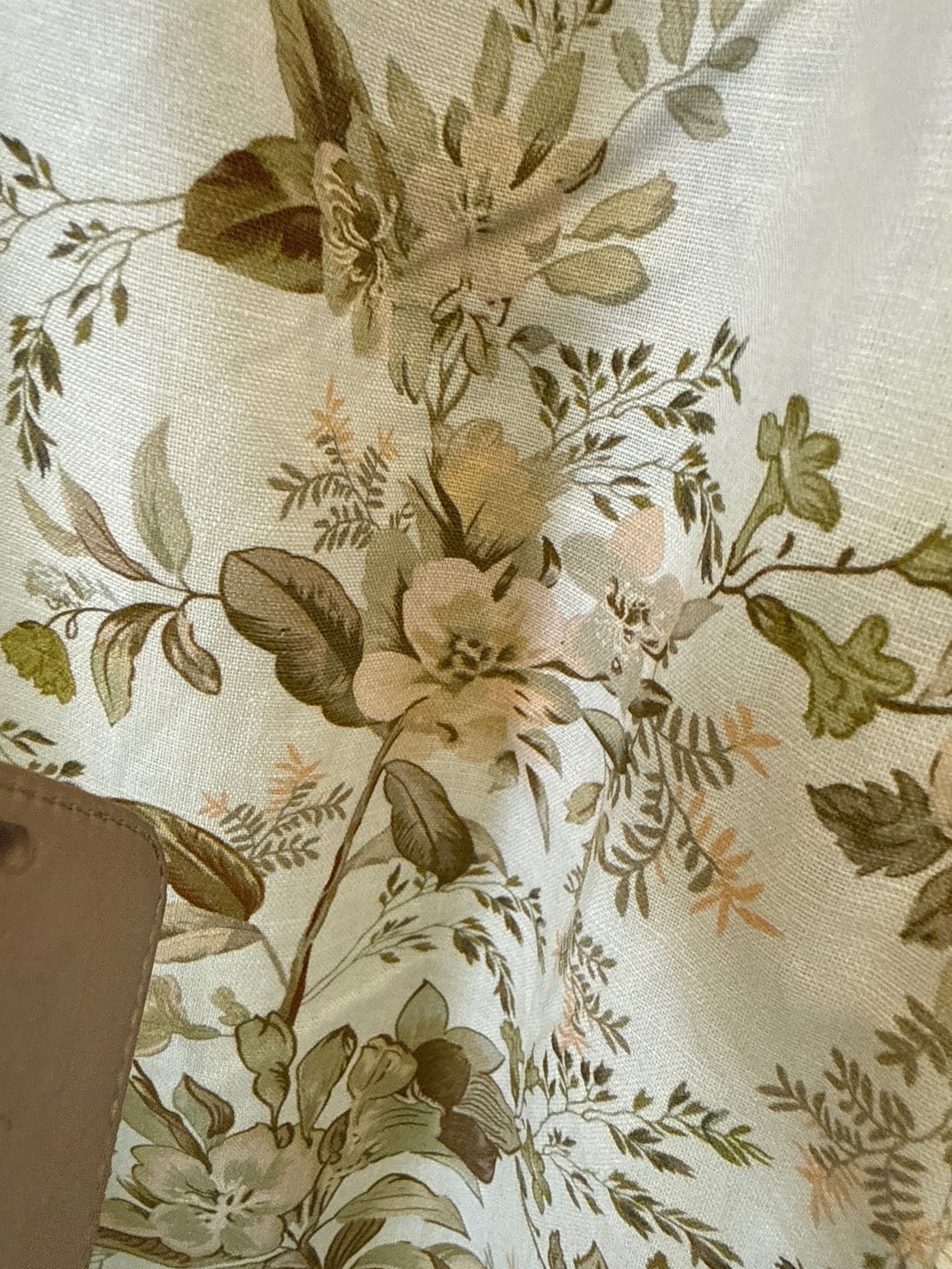 Coordinato botanico in lino e cotone