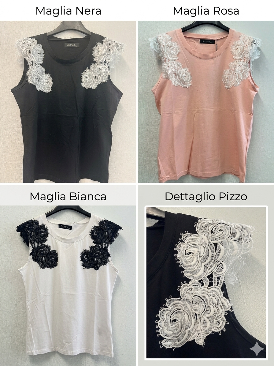 Jasmine Lace Detail Top