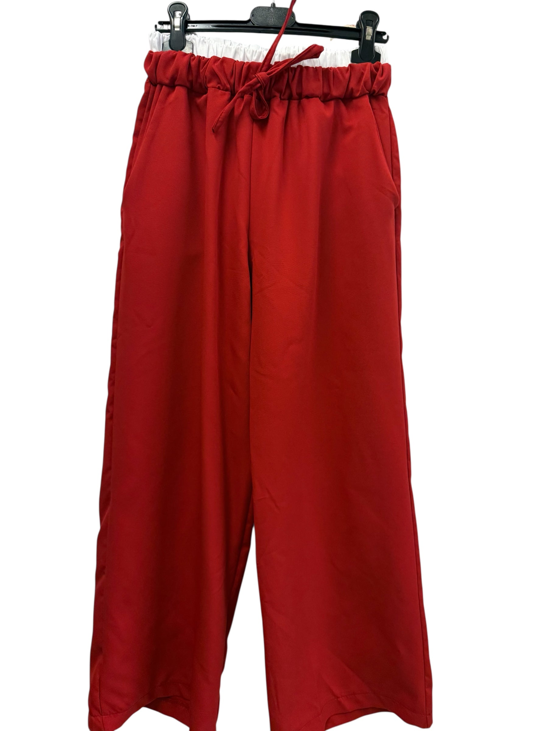 Pantalone Fluido Gamba Larga conVita Elasticizzata