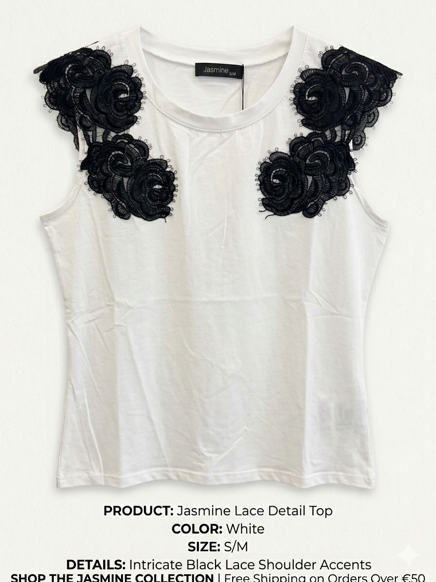 Jasmine Lace Detail Top