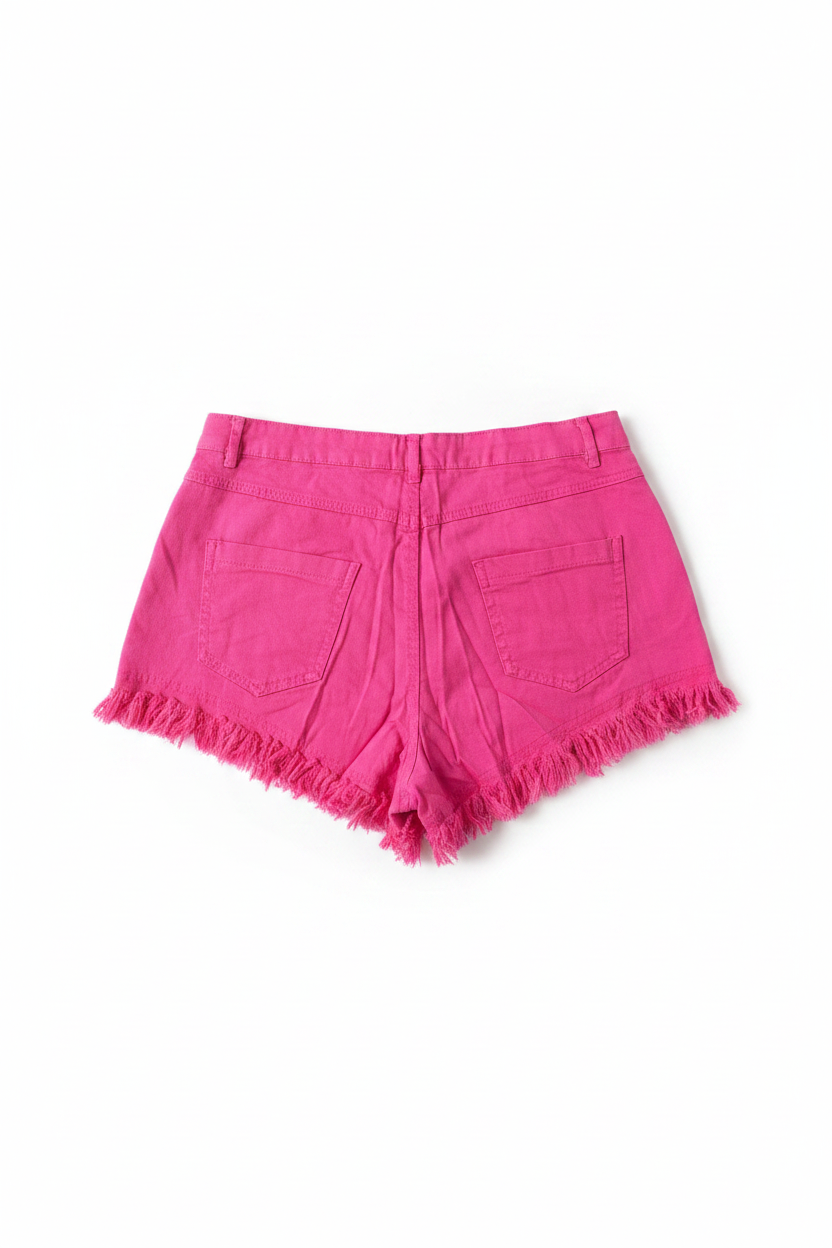 Shorts Rosa — Retro